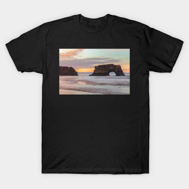 Natural Bridge sunrise T-Shirt by jvnimages